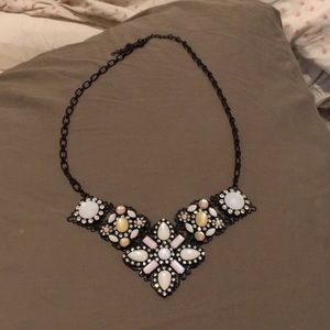 Lane Bryant Necklace- Pink and black Plus size